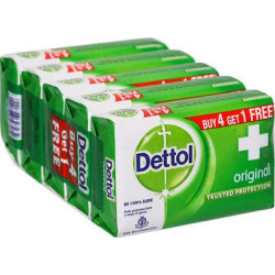 DETTOL ORIGINAL SOAP 5x125gr DETTOL ORIGINAL SOAP 5x125gr