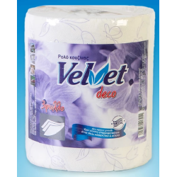 Χαρτί κουζίνας velvet τρίφυλλο 760gr επαγγελματικό Χαρτί κουζίνας velvet τρίφυλλο 760gr επαγγελματικό