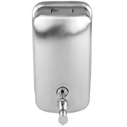 ΣΑΠΟΥΝΟΘΗΚΗ INOX 1000ml - ΣΑΤΙΝΕ (ΜΑΤ)