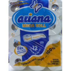 ΧΑΡΤΙ W.C. ΟΙΚΙΑΚΟ ΛΕΙΟ 12 x 200gr